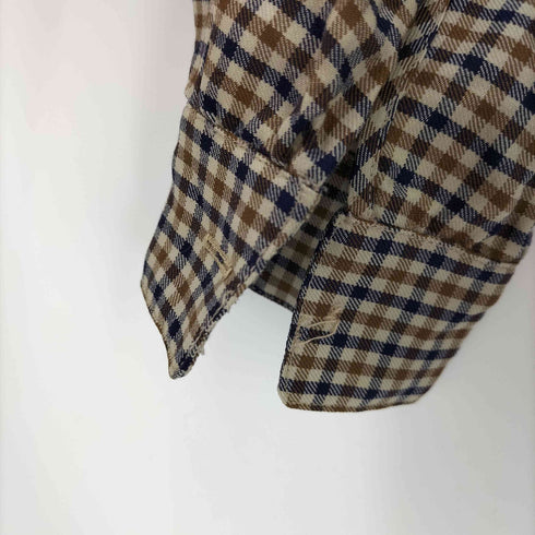 アクアスキュータム AQUASCUTUM リボンデザイン ギンガムチェックシャツ レディース 9