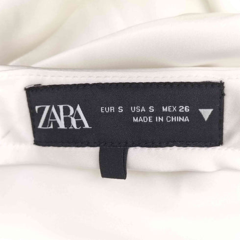 ザラ ZARA SATIN EFFECT MIDI SKIRT レディース JPN:S