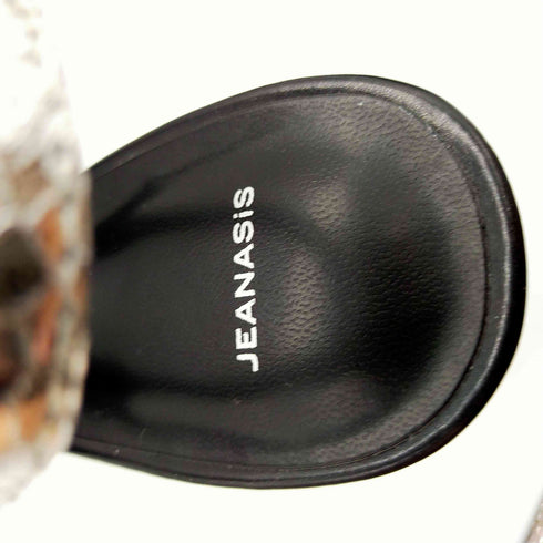 ジーナシス JEANASIS バックスリング ポインテッドトゥ パンプス レディース JPN:M