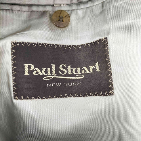 ポールスチュアート Paul Stuart リネン混 2B 背抜き テーラード ジャケット メンズ 5