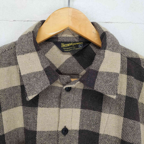 ブルコ BLUCO FLANNEL SHIRTS フランネルシャツ メンズ JPN:L