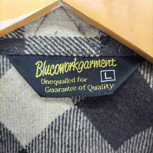 ブルコ BLUCO FLANNEL SHIRTS フランネルシャツ メンズ JPN:L