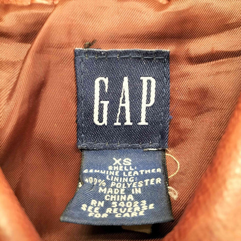 ギャップ Gap OLD リアルレザージャケット レディース JPN:XS
