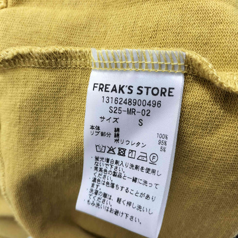 フリークスストア FREAKS STORE 25SS USA コットン ビッグシルエット Tシャツ ワンピース レディース JPN:S
