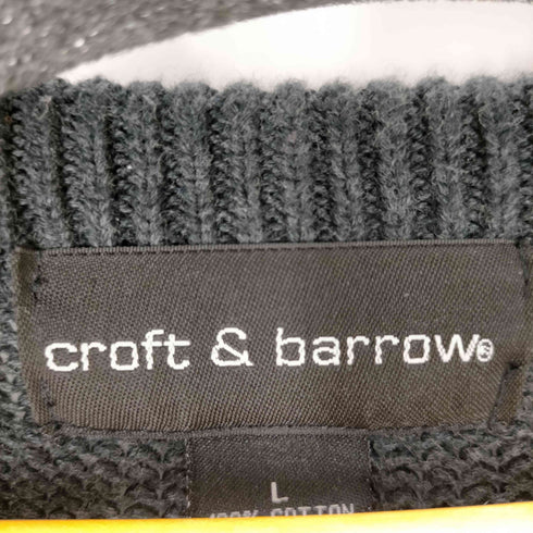 クラフトアンドバロー Croft&Barrow コットンニット メンズ JPN:L