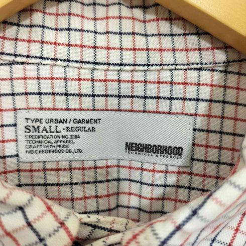ネイバーフッド NEIGHBORHOOD 09AW EST BD/C-SHIRT.LS ブルドッグ 刺繍 ボタンダウン L/S チェック シャツ メンズ S-R