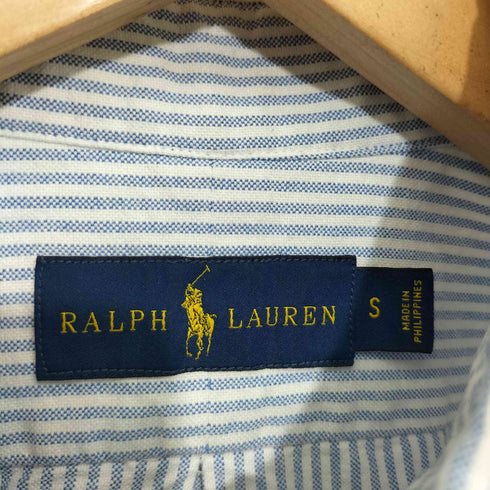 ラルフローレン RALPH LAUREN ポニー刺繍 ボタンダウン L/S ストライプ シャツ メンズ import:S