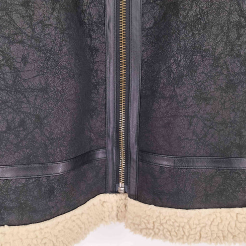 スピックアンドスパン Spick and Span フェイクレザーB3ジャケット レディース 38
