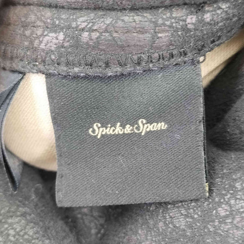 スピックアンドスパン Spick and Span フェイクレザーB3ジャケット レディース 38