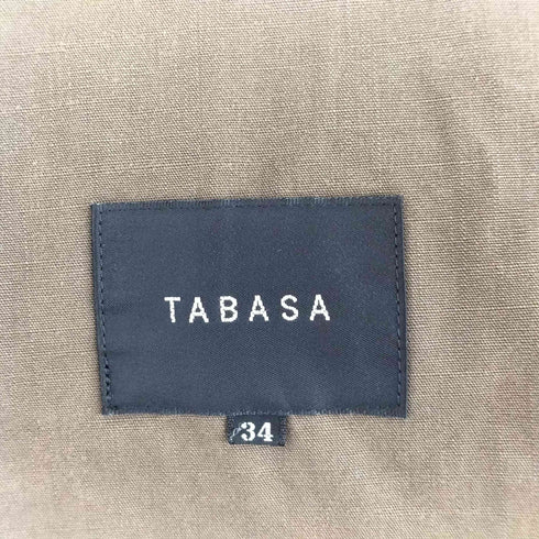 タバサ TABASA ノーカラーコート レディース JPN:34