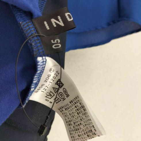 インディヴィ INDIVI フレアスリーブ レイヤードブラウス レディース 05