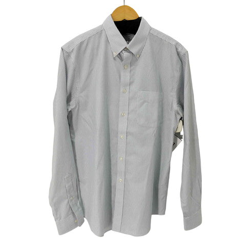 エルエルビーン L.L.Bean SLIGHTLY FITTED ワンポケット ストライプ L/S シャツ メンズ 151/2-5