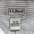 エルエルビーン L.L.Bean SLIGHTLY FITTED ワンポケット ストライプ L/S シャツ メンズ 151/2-5