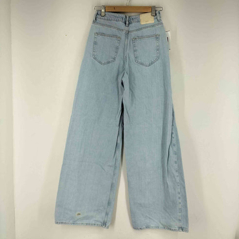 ザラ ZARA WIDE-LEG MID-RISE JINSI レディース 34