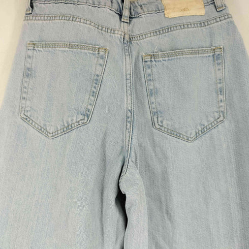 ザラ ZARA WIDE-LEG MID-RISE JINSI レディース 34