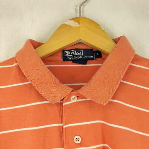 ポロバイラルフローレン Polo by RALPH LAUREN スモールポニー刺繍 S/S ボーダーポロシャツ メンズ JPN:L