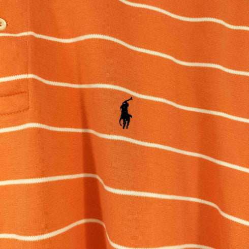 ポロバイラルフローレン Polo by RALPH LAUREN スモールポニー刺繍 S/S ボーダーポロシャツ メンズ JPN:L