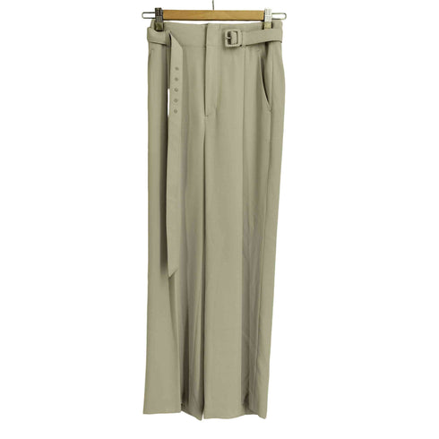 ユナイテッドアローズグリーンレーベルリラクシング UNITED ARROWS green label relaxing 23ss スフレット ベルト ワイド パンツ レディース 34