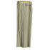 ユナイテッドアローズグリーンレーベルリラクシング UNITED ARROWS green label relaxing 23ss スフレット ベルト ワイド パンツ レディース 34