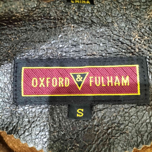 OXFORD FULHAM ヨーク レザーシャツ メンズ import:S