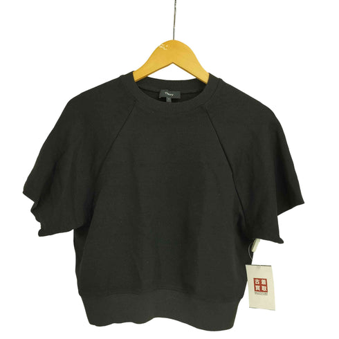 セオリー theory Double Knit LT N SS Seam Sweatsh クロップド 半袖 Tシャツ レディース JPN:S