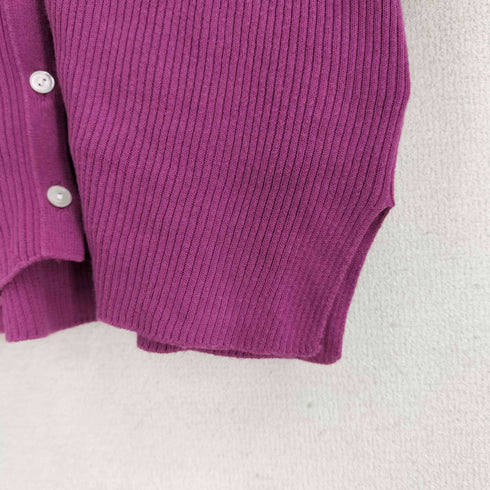 トゥモローランドマカフィー tomorrowland macphee 半袖 リブニットカーディガン レディース JPN:S