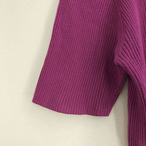 トゥモローランドマカフィー tomorrowland macphee 半袖 リブニットカーディガン レディース JPN:S