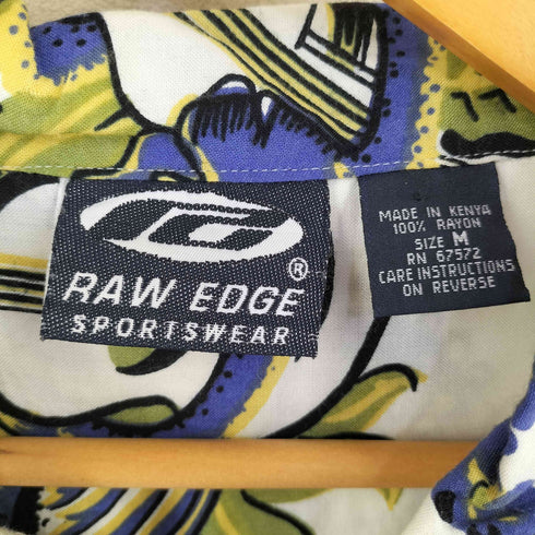 RAW EDGE オープンカラー レーヨン アロハシャツ メンズ import:M