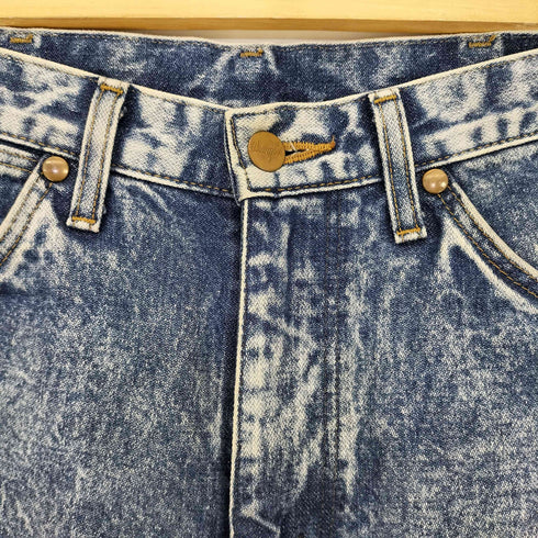 シティショップ CITYSHOP ケミカルウォッシュ 裾スリット スリムデニム レディース JPN:S