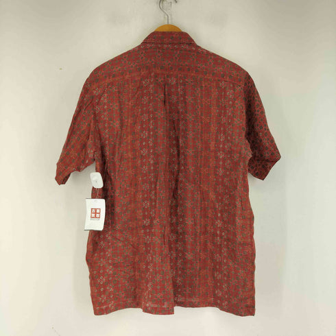 レセント LeCENT 総柄 S/S リネンシャツ メンズ JPN:L