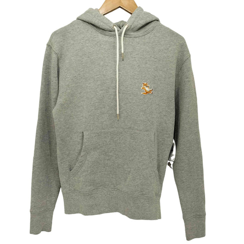 メゾンキツネ MAISON KITSUNE チラックスロゴ プルオーバー パーカー レディース XXS