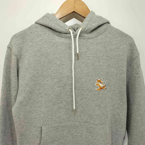 メゾンキツネ MAISON KITSUNE チラックスロゴ プルオーバー パーカー レディース XXS