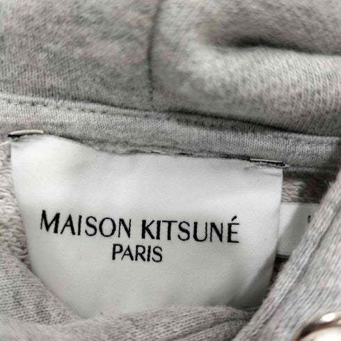 メゾンキツネ MAISON KITSUNE チラックスロゴ プルオーバー パーカー レディース XXS
