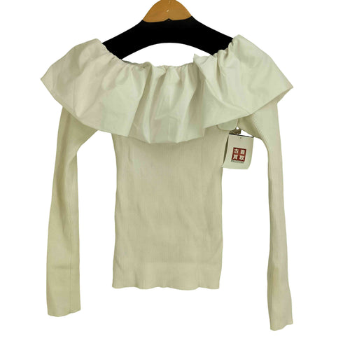 フレイアイディー FRAY I.D 23AW ツイストカラーコンビオフショルニット レディース ONE SIZE