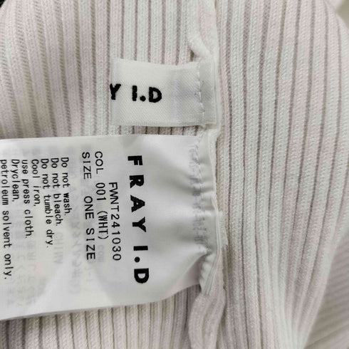 フレイアイディー FRAY I.D 23AW ツイストカラーコンビオフショルニット レディース ONE SIZE