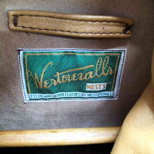 ウエストオーバーオールズ WESTOVERALLS 別注 leather track jacket メンズ FREE