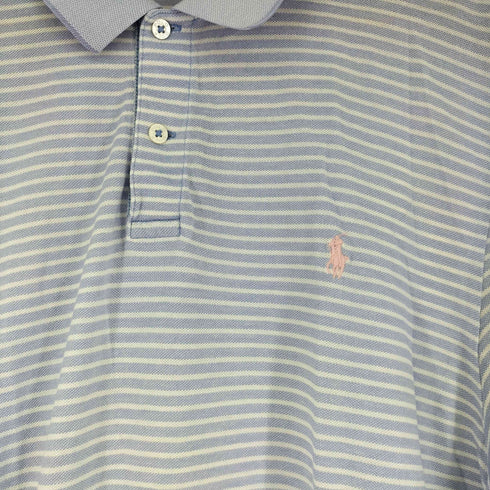 ポロゴルフラルフローレン POLO GOLF RALPH LAUREN スモールポニー刺繍 S/S ボーダーポロシャツ メンズ JPN:XL