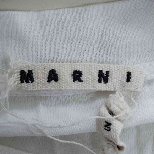 マルニ MARNI Spin Logo Print T-Shirt サイドポケット ロゴプリント Tシャツ メンズ 48