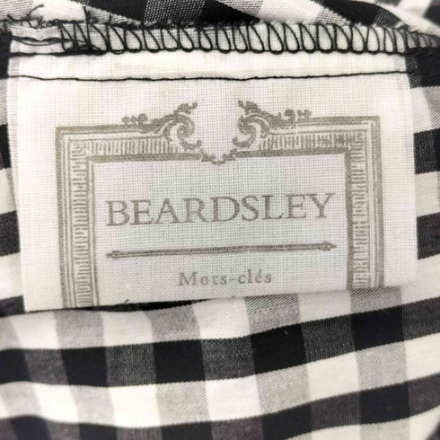 ビアズリー BEARDSLEY 先染めギンガムチェック ギャザーワンピース レディース FREE