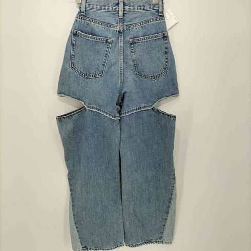 マウジー moussy CUT OUT WIDE STRAIGHT レディース 23