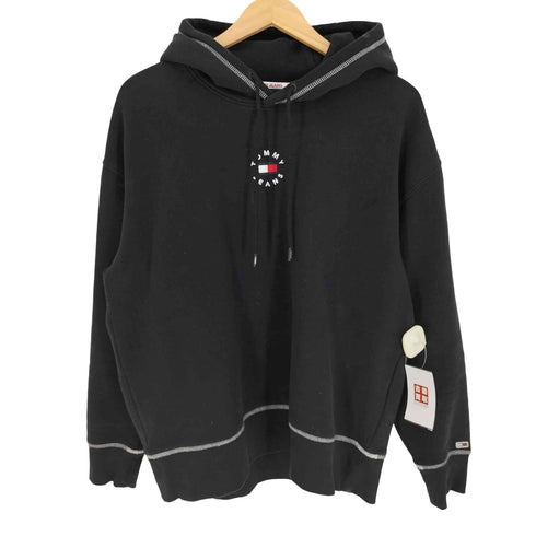 トミージーンズ tommy jeans TJM TINY CIRCULAR HOODIE ティニー サーキュラー フーディー ロゴ 刺繍 プルオーバー パーカー メンズ import:S