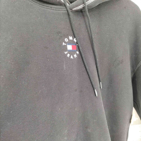トミージーンズ tommy jeans TJM TINY CIRCULAR HOODIE ティニー サーキュラー フーディー ロゴ 刺繍 プルオーバー パーカー メンズ import:S