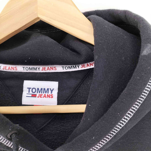 トミージーンズ tommy jeans TJM TINY CIRCULAR HOODIE ティニー サーキュラー フーディー ロゴ 刺繍 プルオーバー パーカー メンズ import:S