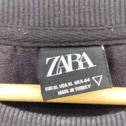 ザラ ZARA ダメージデニムスウェット メンズ XL
