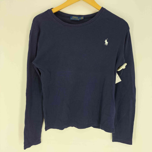 ポロラルフローレン POLO RALPH LAUREN ポニー 刺繍 L/S Tシャツ レディース import:M