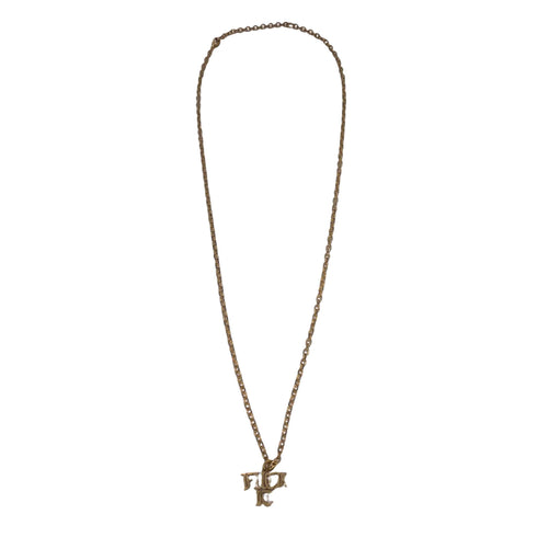 ハフ HUF FUCK IT Gold Necklace メンズ