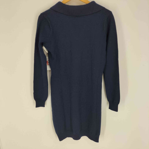 ラルフローレンスポーツ RALPH LAUREN SPORT MERINO WOOL メリノウール ビッグ ポニー 刺繍 スキッパー シャツ ニット ワンピース レディース import:L