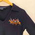 ラルフローレンスポーツ RALPH LAUREN SPORT MERINO WOOL メリノウール ビッグ ポニー 刺繍 スキッパー シャツ ニット ワンピース レディース import:L