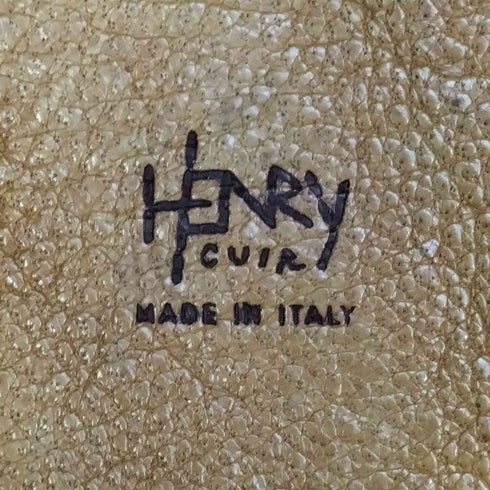 HENRY CUIR レザー ハンドバッグ レディース