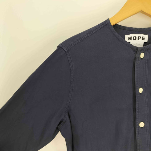 ホープ HOPE Dusk Shirt ダスク シャツ グランパ シャツ レディース 34
